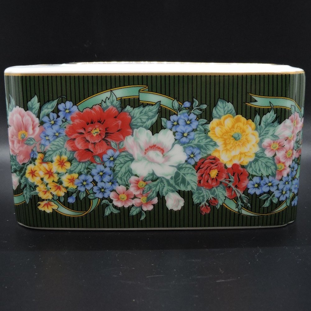 Neiman Marcus Porcelain Notepad/Pen Holder